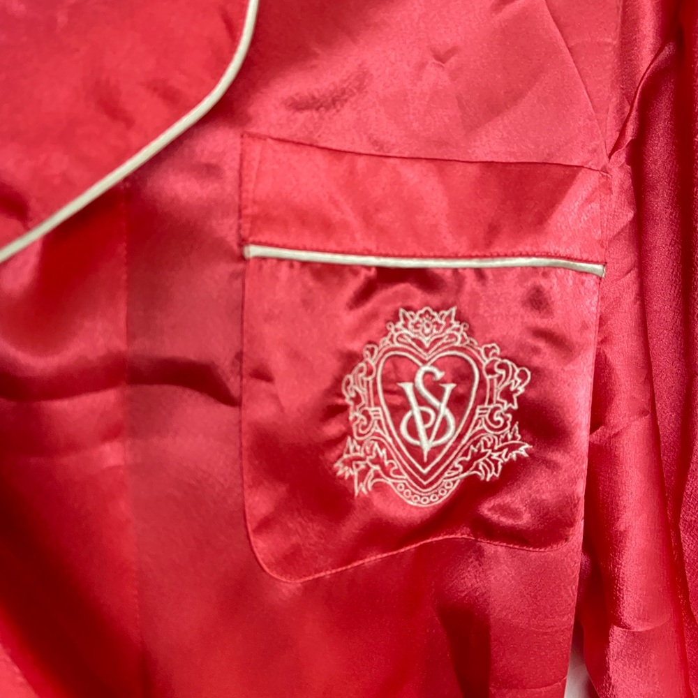 VINTAGE VS Gold Label Satin Robe - Picture 3 of 4